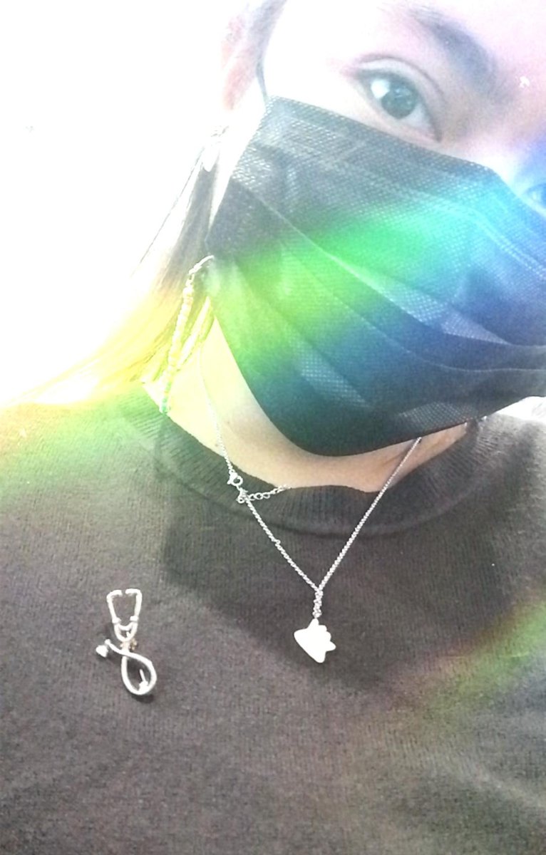 kath_treasure's tweet photo. Wearing @Regina_4444 maetamong necklace and @TRSRNoonasPH stethoscope pin 🥰 cute cute 💖 https://t.co/t3wVJF70NH