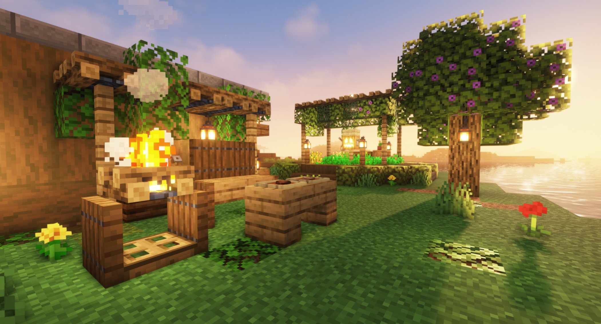 Twitter 上的 しゃけ マイクラ 鶏小屋を作った土地 牛飼いさんのおうちの裏 に牛さんのご飯用の小さな畑をつくりました 小さいけど 好みにできた マインクラフト Minecraft マイクラ好きと繋がりたい サバイバル建築クラブ T Co Edeskzmuil Twitter