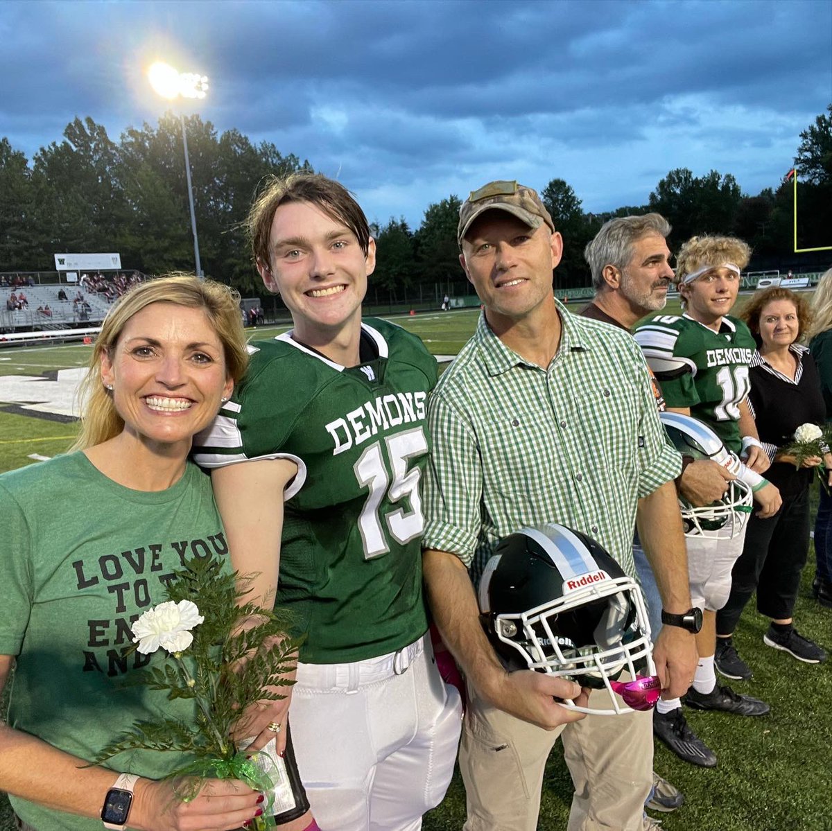 Senior Night!! A Win for <a href="/_DemonFootball/">Westlake Football</a> and a rain delay to make the night more memorable! <a href="/JasonEason8/">Jason Eason</a> #together