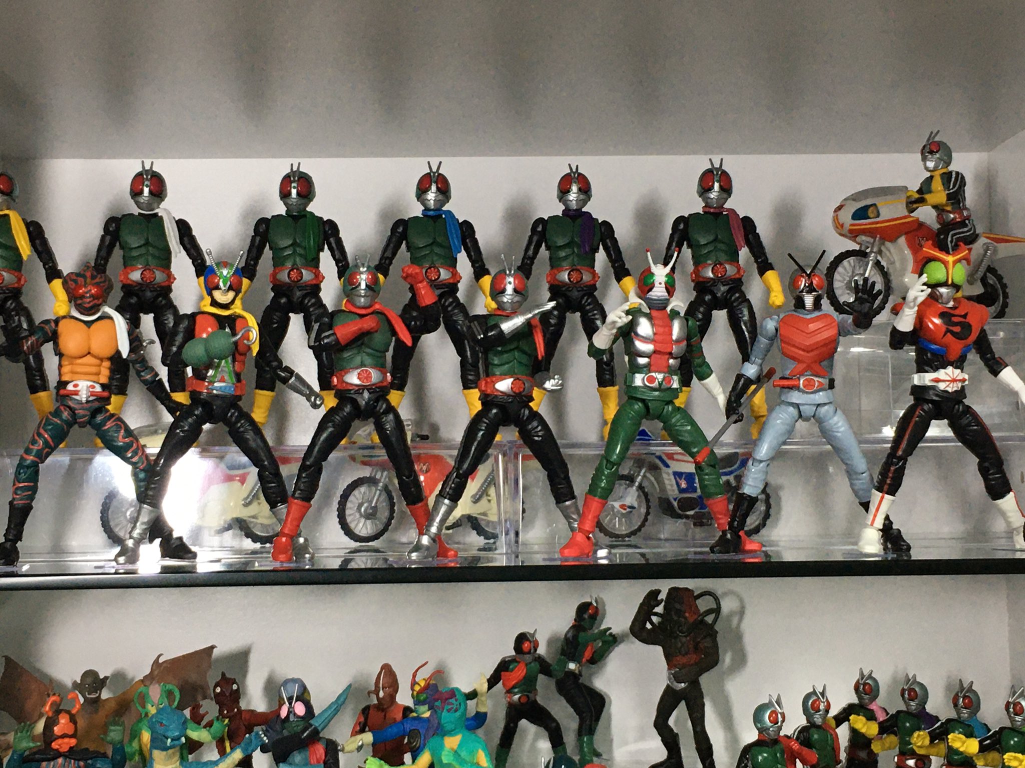 掌動VS・ メカコレクション 仮面ライダー 20個セット 仮面ライダーZX、タイガーロイド、ディケイドに加え、コアファン