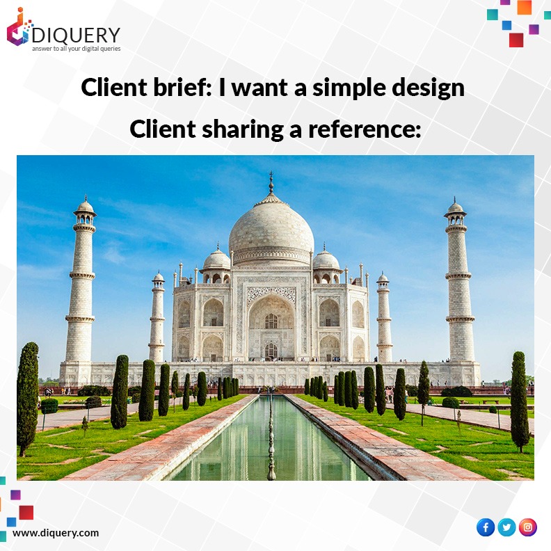 Diquerydigital's tweet photo. Cute things clients say "This is not according to the brief"
#client #clientbrief #reference #design #clientsview #DiqueryDigital #Diquery #GoDigital #DigitalMarketing #diquerytechnologies https://t.co/WZ7kYXSG3Z