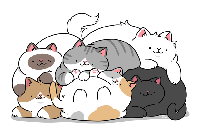 太った猫のtwitterイラスト検索結果