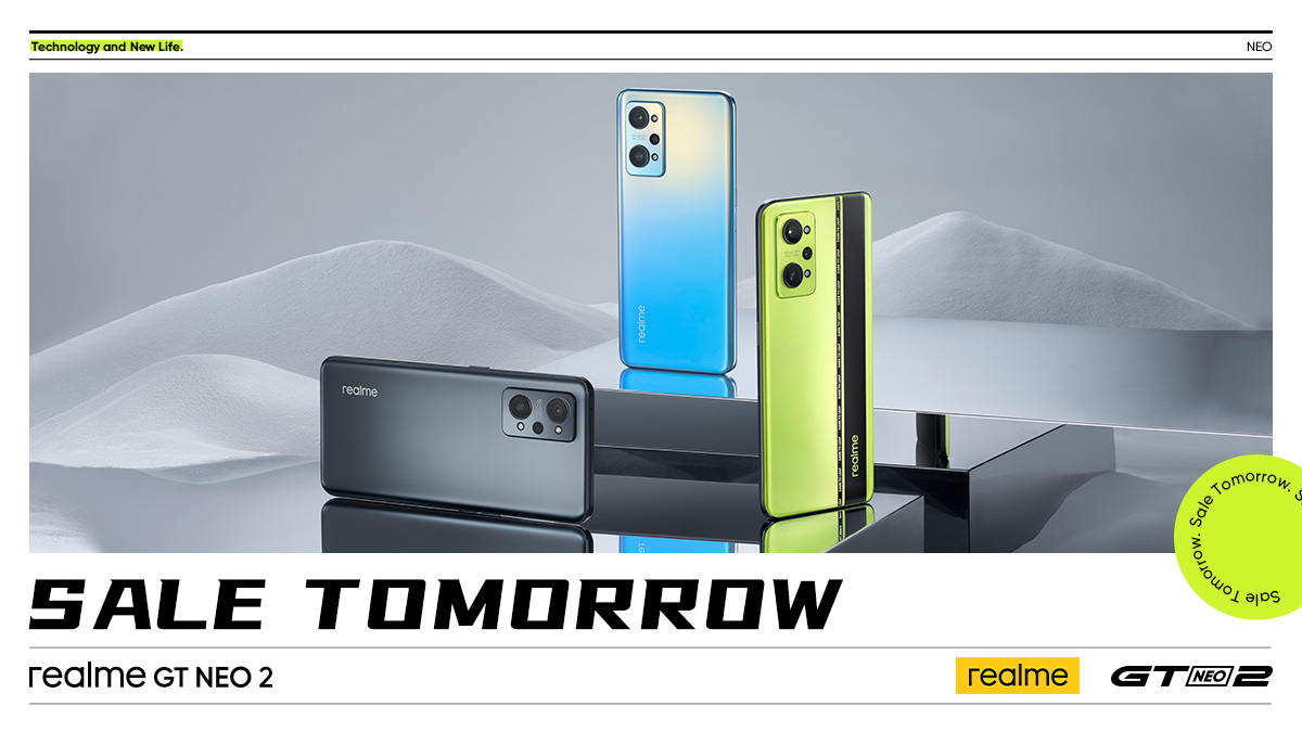 MadhavSheth1's tweet photo. Which #realmeGTNEO2 colour variant are you excited to bring home tomorrow?
✅NEO Black
✅NEO Blue
✅NEO Green

RT &amp; reply with #EverythingInNEO

First Sale tomorrow at 00:00 Hrs IST on https://t.co/EgEe8viGtE, Flipkart &amp; Mainline Stores. https://t.co/QXgh4f5UF4