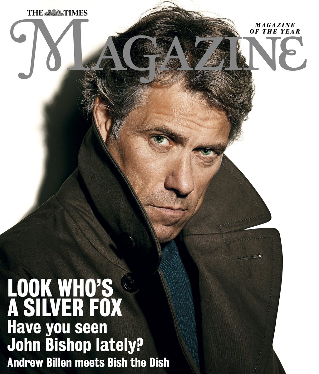 JohnBishop100's tweet image. Thank you to @TimesMagazine for putting me on todays cover for my interview with @andrewbillen . As you can imagine none of my mates have taken the piss ...but the ''Dish' bit is down to @SnapperHarrison and @pruewhitestyle because there is no way I look like that today 😂