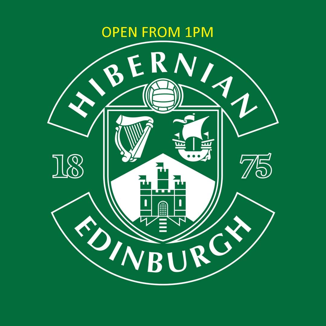 Doors open at 1pm today.
See you for pre match pints 🍺🍺

#hibs #dundeeutd #hibees #arabs #football #spfl #saturdaygameday #pints #friends #thewindsor #edinburgh