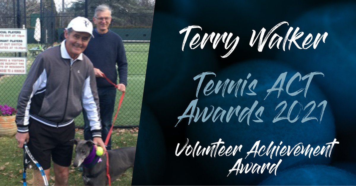 🏆Tennis ACT Awards 🏆

Volunteer Achievement Award - 
Congratulations Terry Walker from Reid Tennis Club.