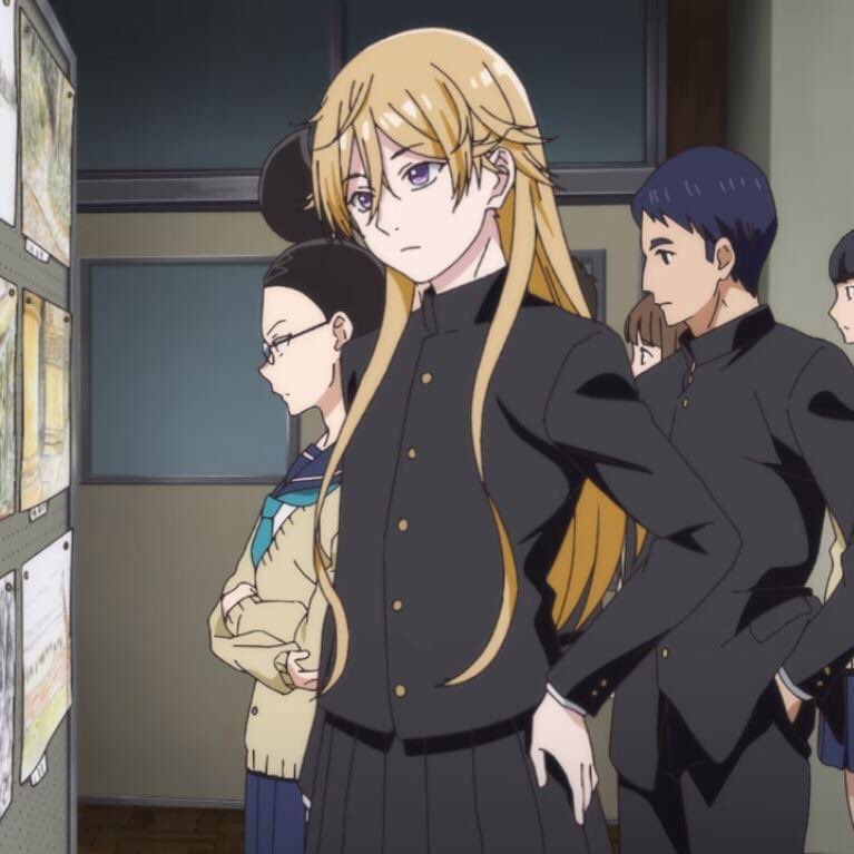 ashurinkusu's tweet image. ชอบที่ยูกะเอาเสื้อกักคุรันที่กำหนดว่าเป็นเครื่องแบบนร.ชายมาใส่กับกระโปรง เสื้อที่กำหนดว่าเป็นของนร.หญิงมาใส่กับกางเกง บ่งบอกถึงความเป็นน้องยูกะที่ไม่นิยามเพศตัวเอง ไม่ตายตัว เป็นตัวเองที่อยากเป็นอะ