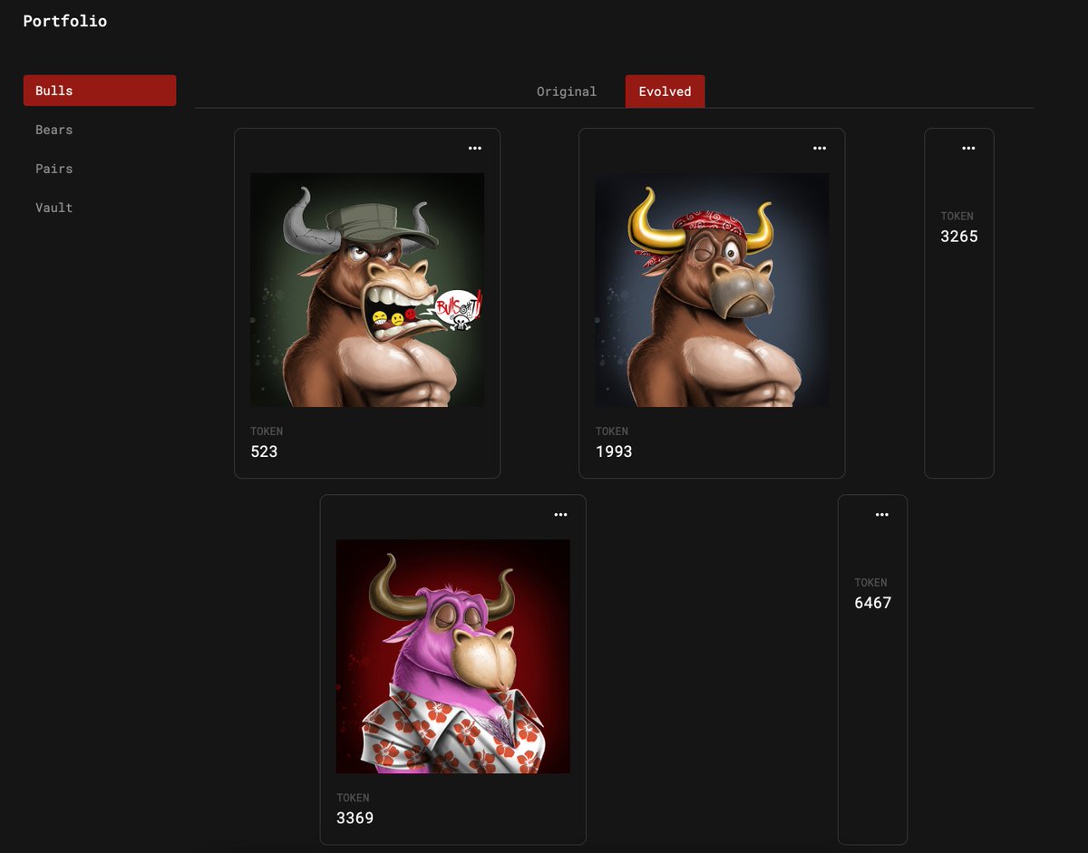 curious20221's tweet photo. Who else is hitting #refreshmetadata like crazy on #opensea for the remaining evolved #bullsontheblock to be revealed ?
Thanks @RRddraft for this master work π₯π₯π₯ https://t.co/742ohC8RLy