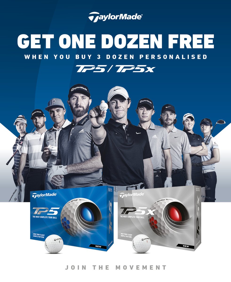 4 FOR 3 DEAL ON TAYLORMADE TP5 PERSONALISED GOLF BALLS - mailchi.mp/65f6e01e67d2/l…