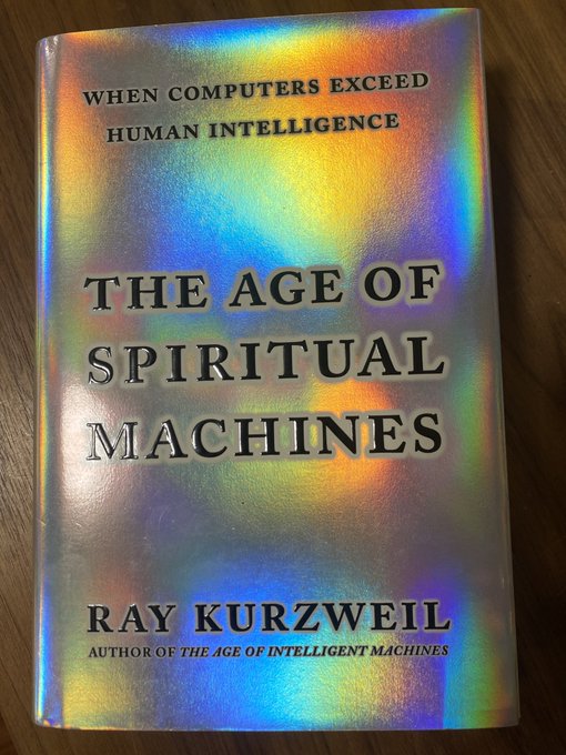 reading #artofwar and my signed   #rayKurzweil age of spiritual machines to relax n call it a night 👽#ai<a href="/tag/artofwar"class="tags">#artofwar</a><a href="/tag/raykurzweil"class="tags">#rayKurzweil</a><a href="/tag/ai"class="tags"><span>#ai</span></a>
