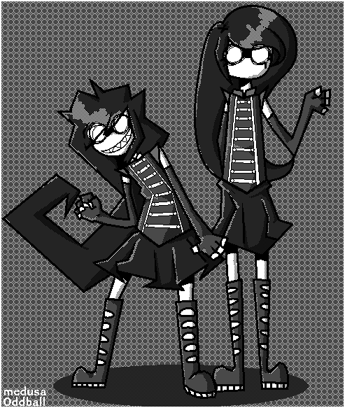 spamllama's tweet photo. doodled the galz. i should rlly make an art account #mcr #mychemicalromance #mspaint #mtpaint #art https://t.co/yStFC3nQRD