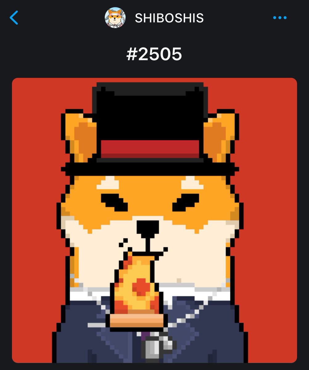 IM SO HAPPY to get our Shiboshi and support this project! Thank you #SHIBARMY ! <a href="/Shibtoken/">Shib</a> <a href="/ginosorbillo/">Gino Sorbillo Pizza</a>