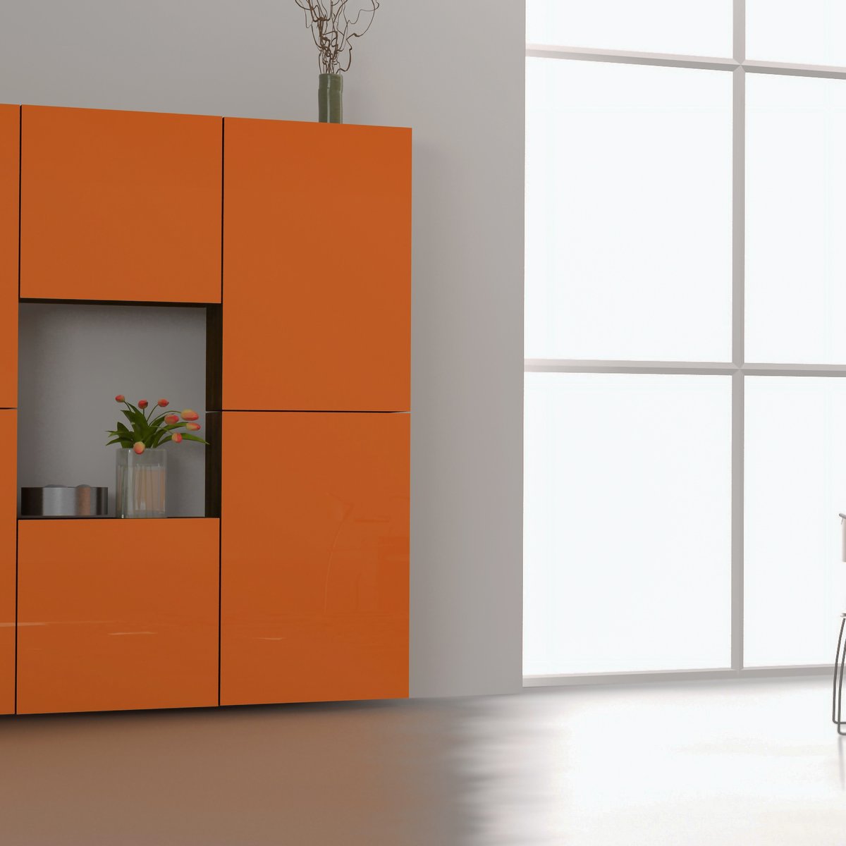 A pop of colour just in time for the sunny weather.

#neonorange #orangehome #orangefurniture #brighthome #colourfulhome #livingspace #modernhome #colourfulfurniture #houseinspo #bespoke
