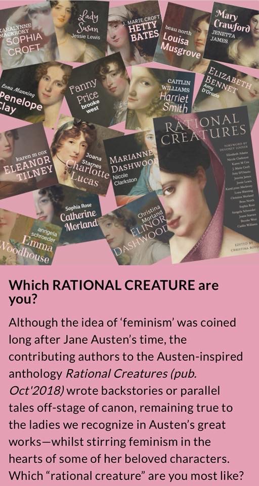 xtnaboyd's tweet photo. I got "Mary Crawford". Which RATIONAL CREATURE are you? #RationalCreatures https://t.co/54V0lCufUw https://t.co/upmIIdAWy3