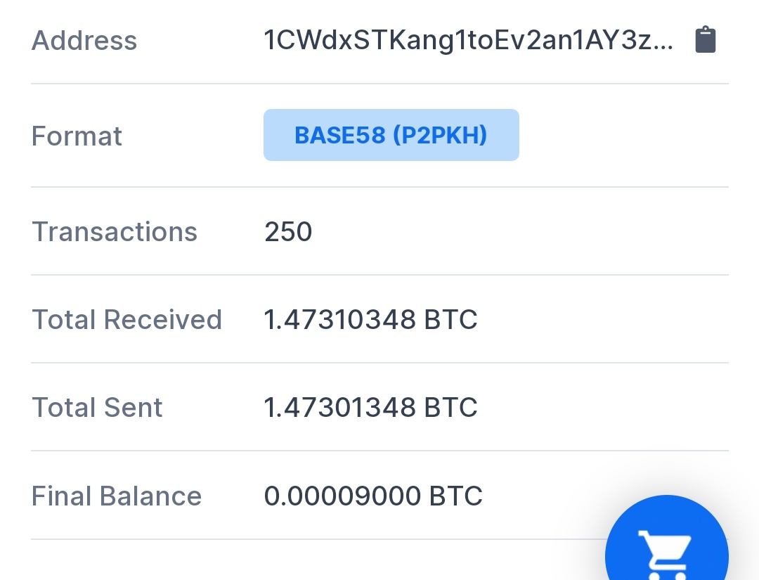 On scanning the wallet address, 1.47 BTC was received. Same value also went  out but the report only accounts for 0.9BTC. Where is 0.57 BTC? ~ If we  stay with the