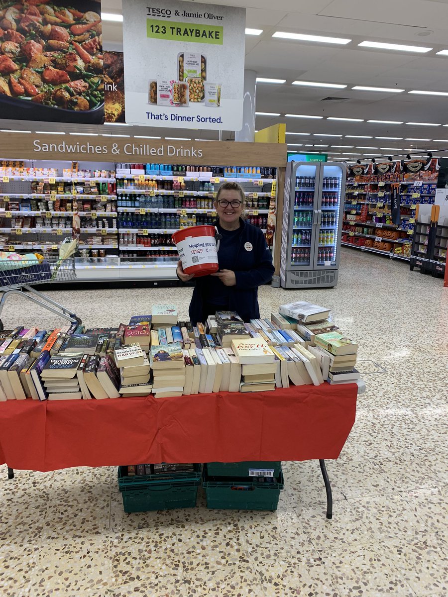 ReganMarisa's tweet photo. Marisa’s Charity book sale is up and running all money if of you Tesco Charity Partnership , CRUK ,British Heart Foundation &amp; Diabetes UK . @Mike4Williams @henrygosling @PeterJeffries3 https://t.co/SHyA6yi3a9