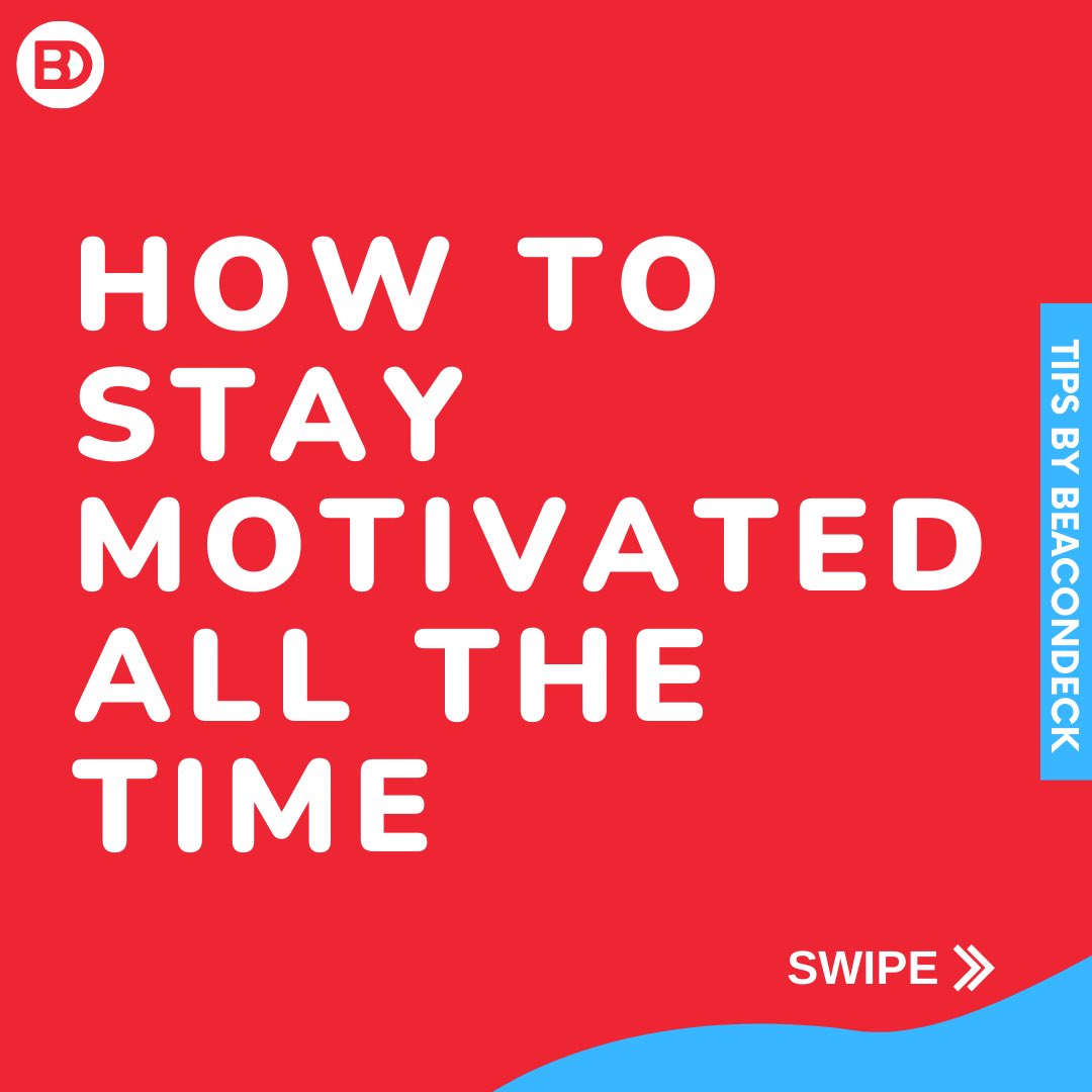 BeaconDeck's tweet photo. Yes, those outbursts of motivation are amazing. And if you make good use of it, it benefits you so much.

But sometimes, you need to get things done irrespective if you’re feeling motivated or not. And the only way you can do that is 
#FridayFitness #Inspiration #Trending #trend https://t.co/34k0V5muqq