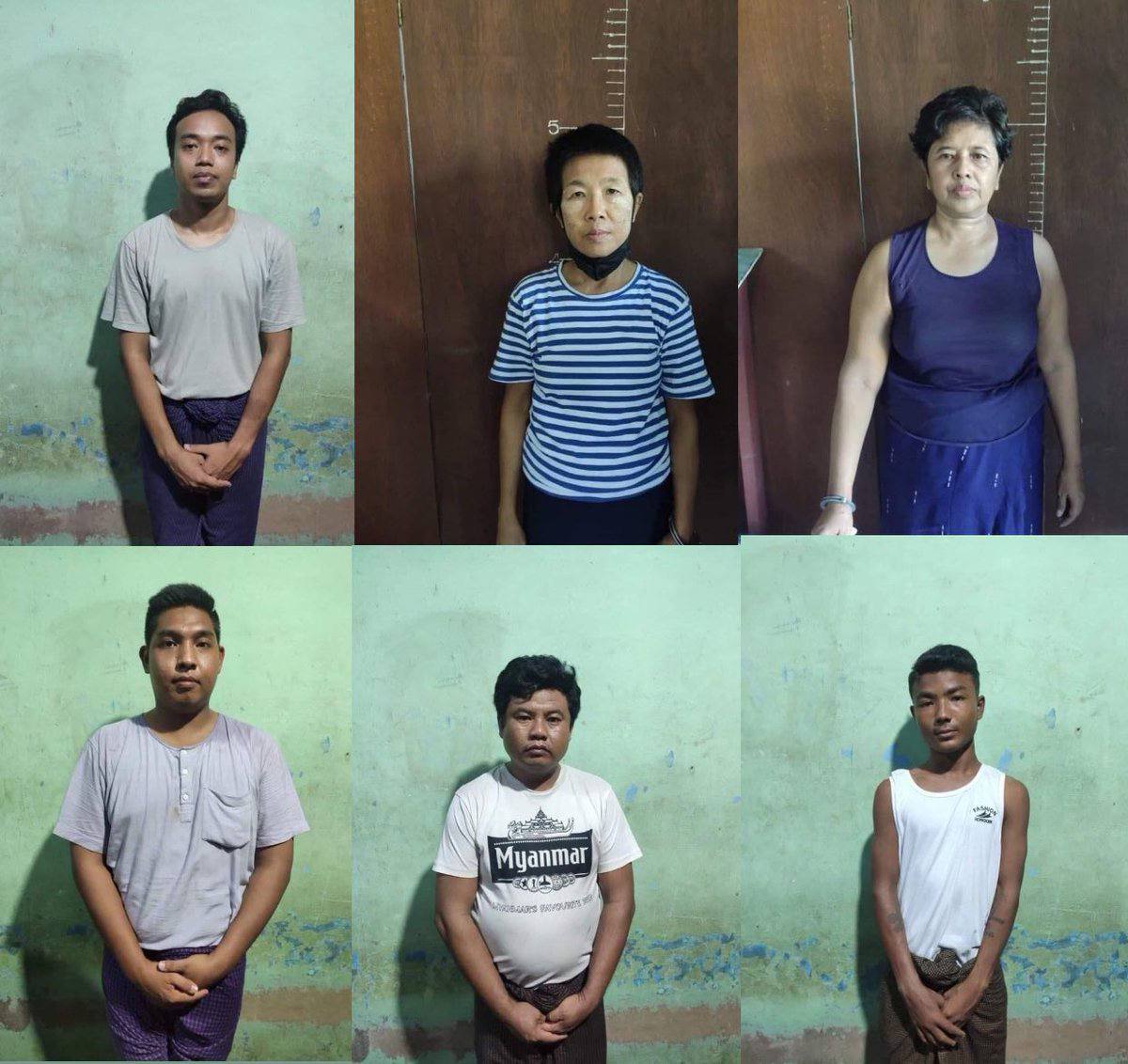 8 civilians &amp; a CDM doctor treating covid patient during 3rd wave, were forcibly abducted by SAC terrorists in SeikKhun village, ShweBo Tsp on Oct 4 with the accusation of being PDF. #NoFlyZoneInMyanmar #Oct16Coup   #WhatsHappeningInMyanmar