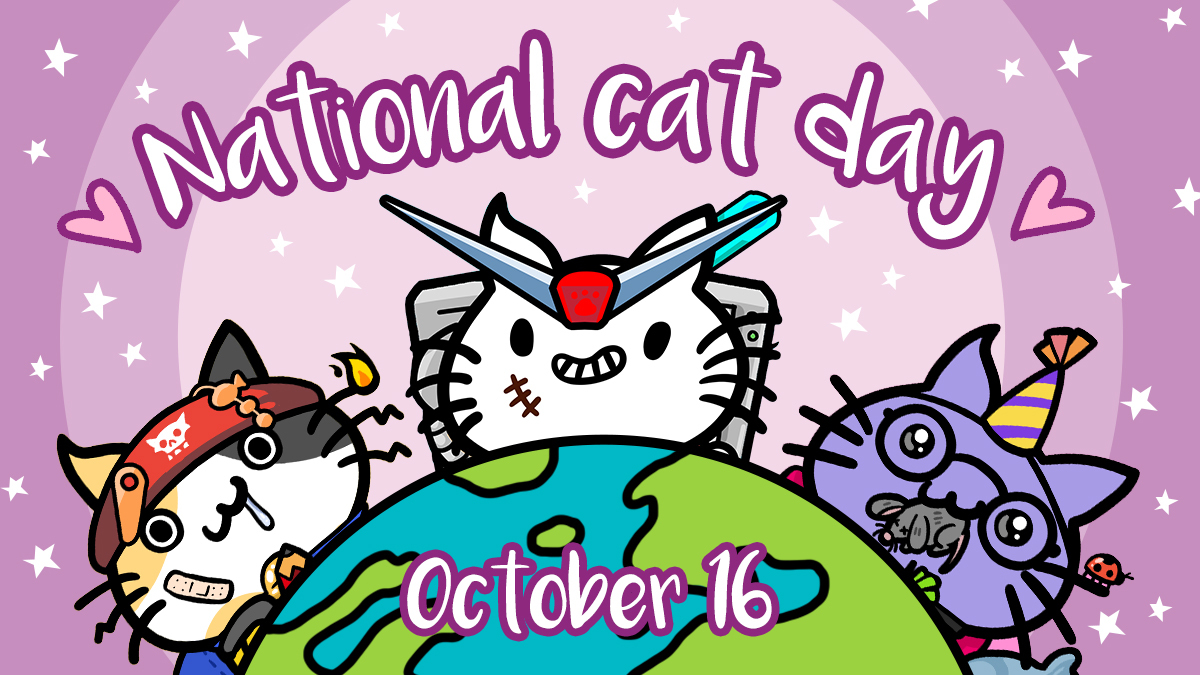 9CatSaga's tweet photo. Everyday should be #GlobalCatDay! 

The best option to get a cat is to adopt but not shop; if you must shop, think thoroughly before you buy it. Please dont let any pet to be feral! 

#catnft #nft https://t.co/wTKeWIjWgA