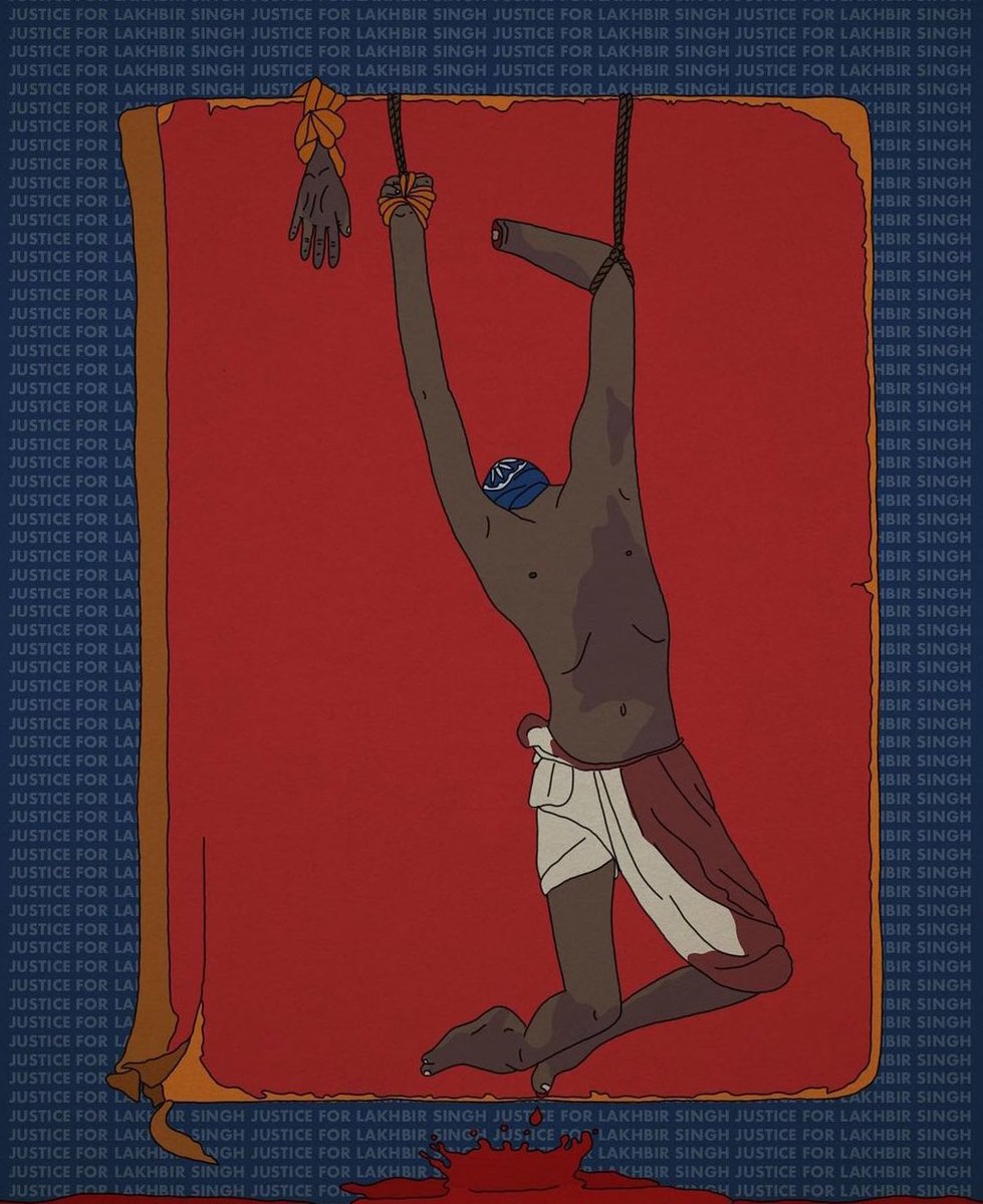 Just because he is a Dalit who touched the holy book, he has been murdered brutally.

#JusticeForLakhbirSingh