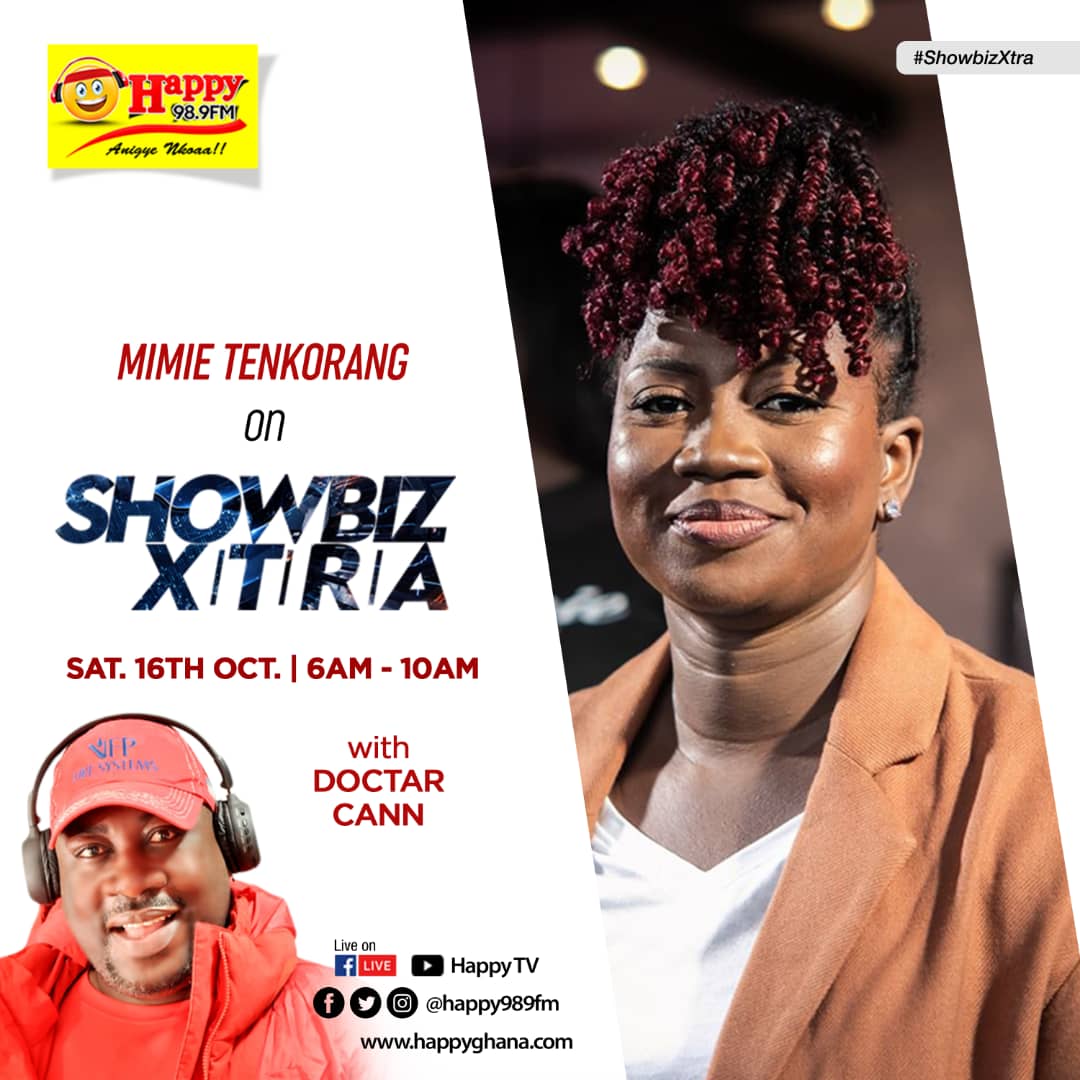 Tune your radio to HAPPY FM 98.9.
SHOWBIZ XTRA is on till 10am
<a href="/HAPPY989FM/">Happy 98.9 FM</a> <a href="/GMahamah/">George Mahamah #RespectTheReferee</a> <a href="/AustinAmpim/">Austin Ampim</a> <a href="/MbBuabeng/">Mercy Buabeng</a> <a href="/Niiocanta/">Nii Ocanta</a> <a href="/AsamoahPs/">Ps Thomas K. Asamoah.</a> <a href="/Likewiseasare3/">Likewise Asare</a> <a href="/mac_okocha/">Atser News</a>