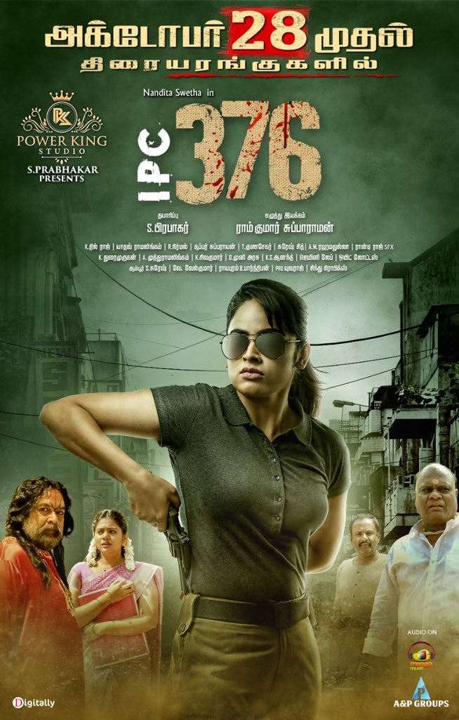 Hello_Studioss's tweet photo. Actreed @Nanditasweta's Cop thriller #IPC376 is releasing this October 28th in  Theatres 

#RamkumarSubbaraman @Prabhakarpkstud #PowerKingStudio @itzRajeshMusic @nirmalcuts @AandPgroups @MangoMusicTamil @digitallynow @proyuvraaj https://t.co/5mjJu9VitU
