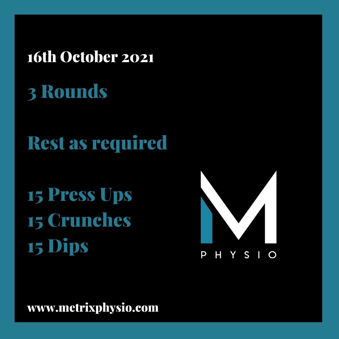 MetrixPhysio's tweet image. Day 16