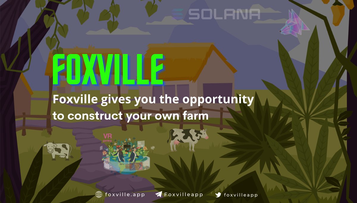 foxvilleapp's tweet photo. Enjoy the power of #Metaverse with Foxville NFTs on @solana 
Create, build and harvest the farm of your dreams with Metaverse, NFTs and play to earn games on Solana.

#FoxVille #FoxVilleApp #nftcollector #NFTshilling  #Solana #SolanaNFT #SolanaAirdrop #SolNFT https://t.co/Z2w8nCEm2d