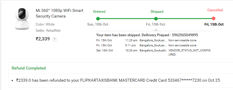 AskTheAbid's tweet photo. #Unexpected #flipkartfails Flipkart has cancelled my orders. Being a flipkart plus member since 5 years, I don't expected this. If the item was not in stock then i would have waited a week for it to deliver but how can you cancel my order directly? @Flipkart @flipkartsupport https://t.co/umEXpveLxm