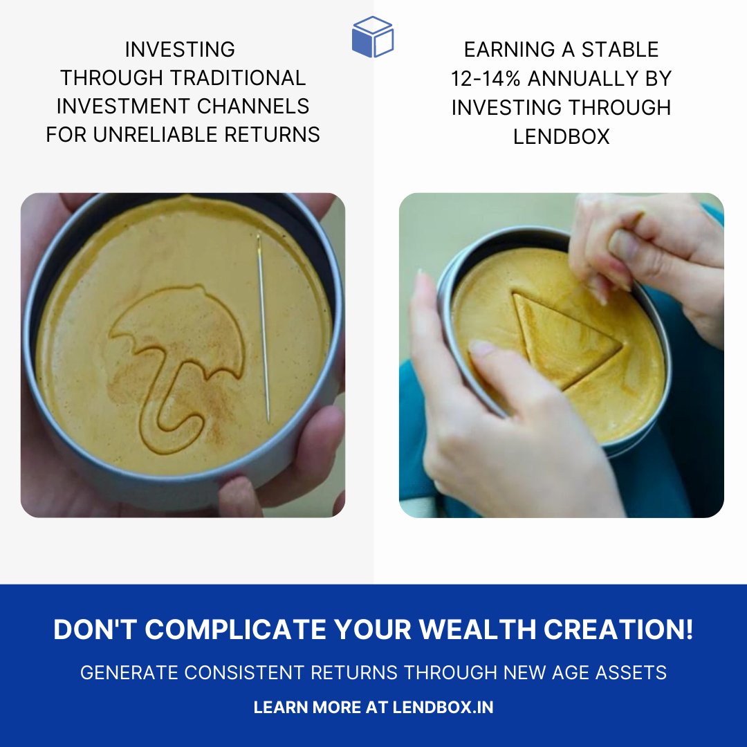 Why over-complicate your investments when you can just pick Lendbox and generate consistent returns effortlessly? 

Invest in smart new age assets of India through Lendbox. Sign up now @ bit.ly/lbswealth to learn more

#GetWealthSoon

#investing #wealthcreation #squidgames