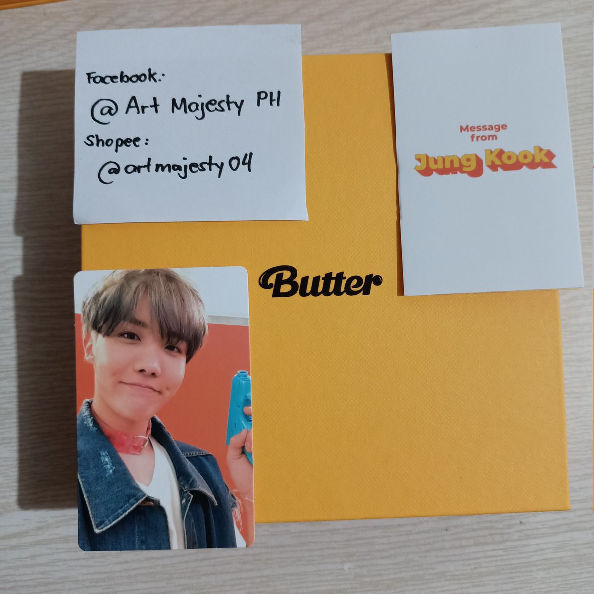 artmajesty_ph's tweet image. lfb wts
JK peaches + Hobi cream set
With poster set and poster tube

Onhand and ready to ship 
💰 Php 2,500

DM for more proofs
#jkpc #hobipc #butterpc #butteralbumph