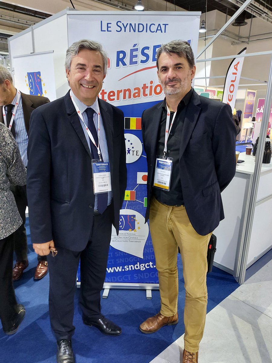 La délégation Limousin  a retrouvé avec plaisir l’ensemble des collègues du @sndgct et nos partenaires à #Territorialis pour des échanges toujours aussi riches, intéressants et conviviaux