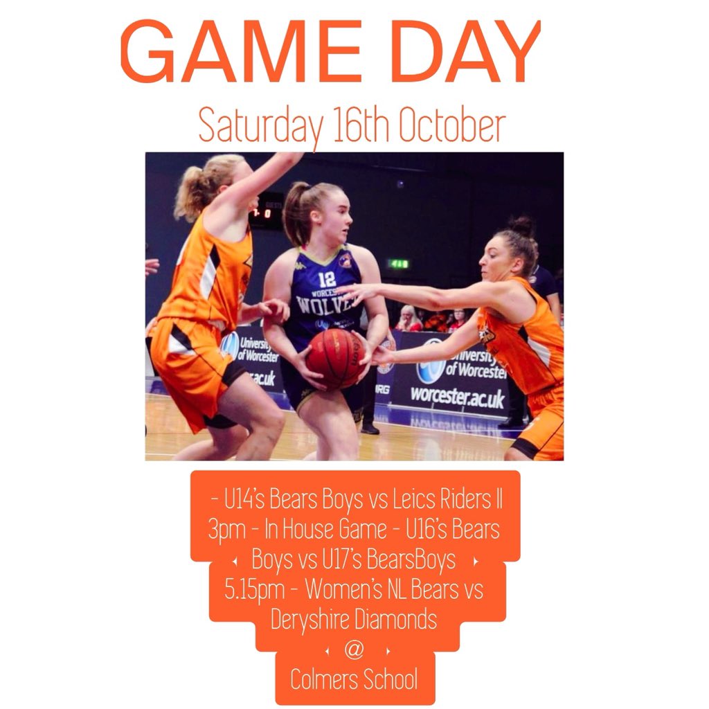 BearsBromsgrove's tweet photo. 🐻🏀Bears Game Day🏀🐻 https://t.co/HRCtjp8NDn