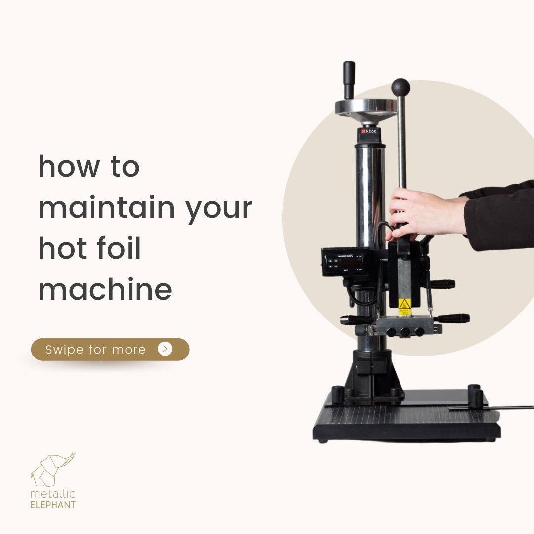 When you’ve made the investment in equipment to create your own #HotFoil designs, you’ll want to keep it in optimum condition. 
https://t.co/VTTfIPKuuW https://t.co/cMv3E0ATT7