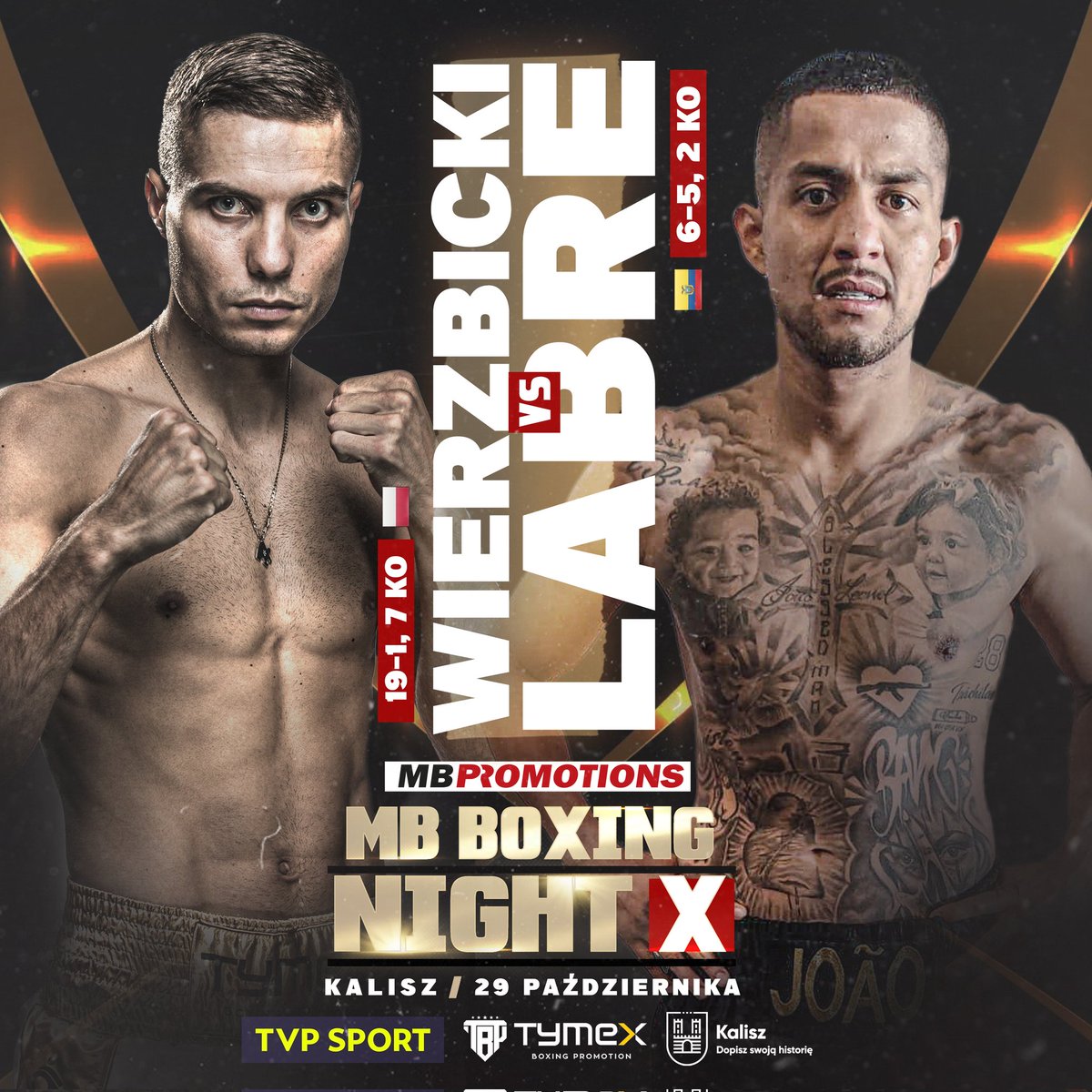 Zamykamy kartę MB Boxing Night X💥

Łukasz Wierzbicki vs Rodrigo Labre

⏳29 października
🏟️ <a href="/UMKalisz/">Miasto Kalisz</a> 
📺 <a href="/sport_tvppl/">TVP SPORT</a>