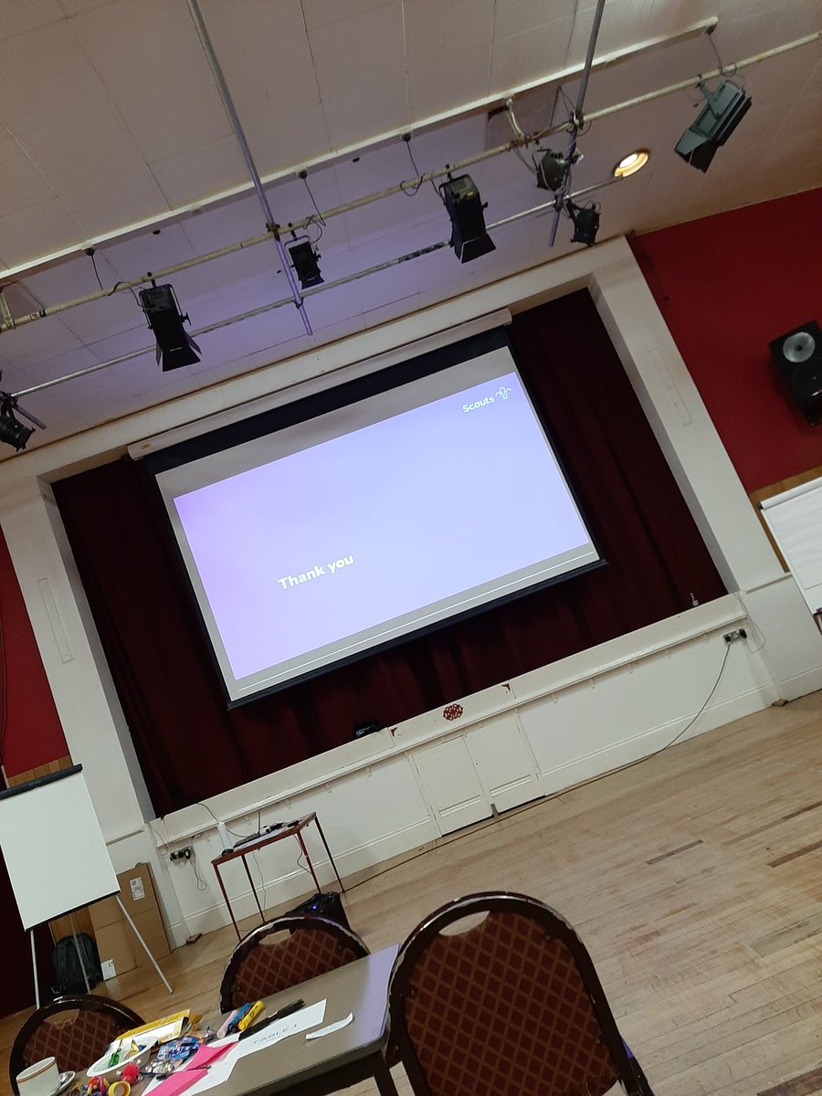Having a great time at the <a href="/gscouts/">Gloucestershire Scouts</a> county and District teams conference! I was also able to present a session on youth shaped scouting and the new award! #youshape #scouts