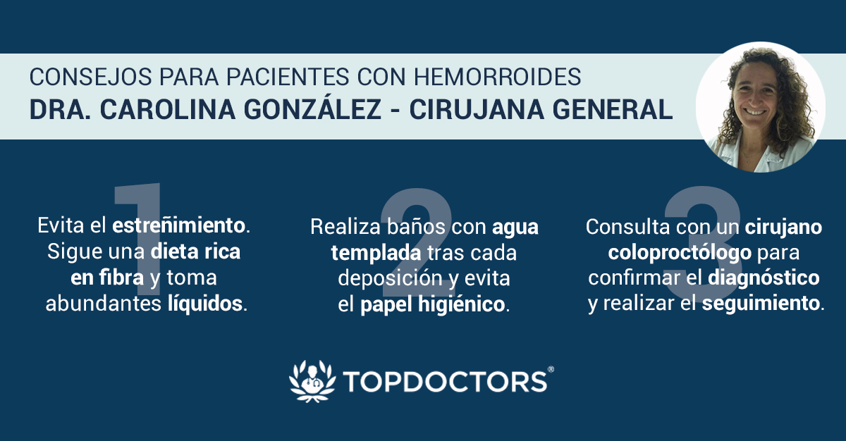 TopDoctors_es's tweet photo. 📢 Los pacientes con #hemorroides pueden llevar una vida completamente normal, pero no por ello deben descuidar su tratamiento.

@CarolinaGGom nos comparte las medidas que deben seguir las personas con enfermedad hemorroidal 👇

🌐Pide cita con ella aquí: https://t.co/WlMSBuPZQR https://t.co/qObYTjU08G