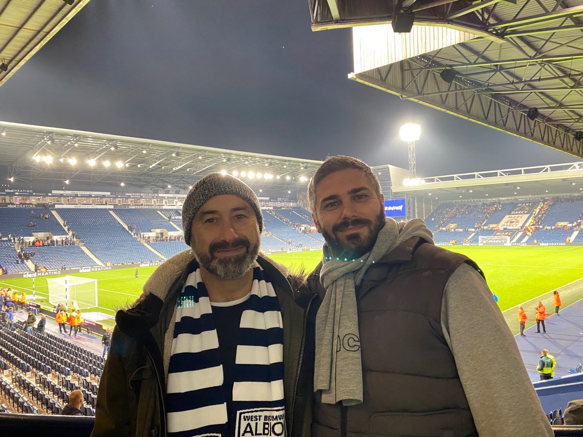 My cousins first game last night at 54 years old. First time seeing where his dad Dick Sheppard played in the 60’s <a href="/WbaFormer/">WBA Former Players</a> <a href="/WBA/">West Bromwich Albion</a>