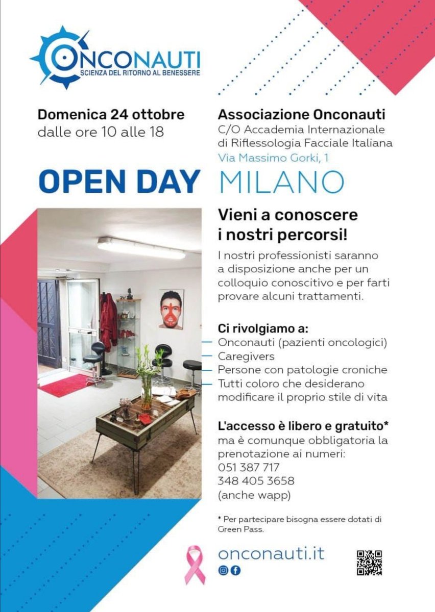 milemile03's tweet photo. Nel #mese #rosa della #prevenzione contro il #tumore al #seno, l'Associazione #onconauti propone una giornata dedicata a percorsi che aiutano a raggiungere uno stato di #benessere.
Perché il viaggio verso la conquista della #salute passa da molte strade.

#pazienti #caregiver https://t.co/BG7qWpJCue