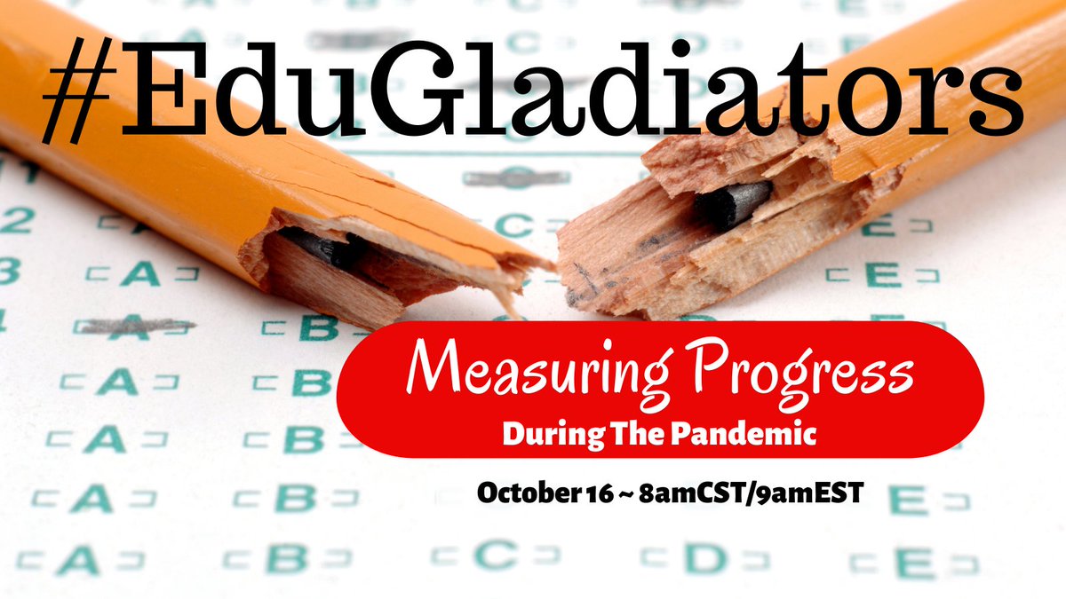 🍎#EduGladiators is BACK with a FRESH slate of topics! Today we are discussing assessment &amp; accountability during the pandemic! Tag a friend! 

See YOU in the arena this morning!

#TinyVoiceTuesday #Teacher5oclockclub #PlanningShoutout #IntEarlyEd #EYShare #MasteryChat #classroom