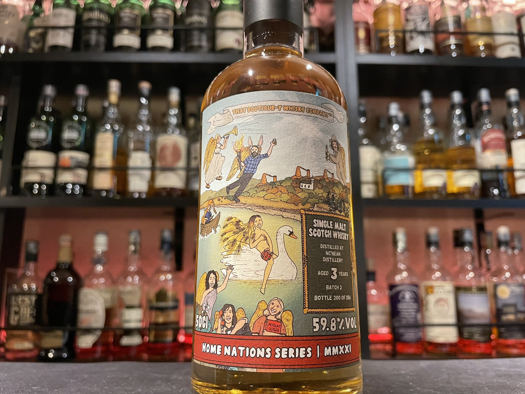 cafe&bar TEN（ウイスキー専門TEN） on Twitter "ノックニーアン3年 見てるだけでハッピーになれるジャケ https