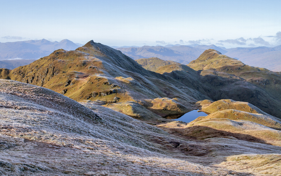 THAT view from Meall nan Tarmachan yesterday.....around 9am 🙂