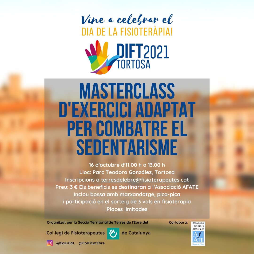 🙌 Avui s'inicia la gran festa del #DIFT a Vic, Palamós, Torredembarra i Tortosa.

👏 Desitgem a totes les persones participants que passeu una gran jornada!

👉 Demà, 17/10, seguiran les activitats del DIFT a la Seu d'Urgell, que finalitzaran el 28/11 a Balaguer.