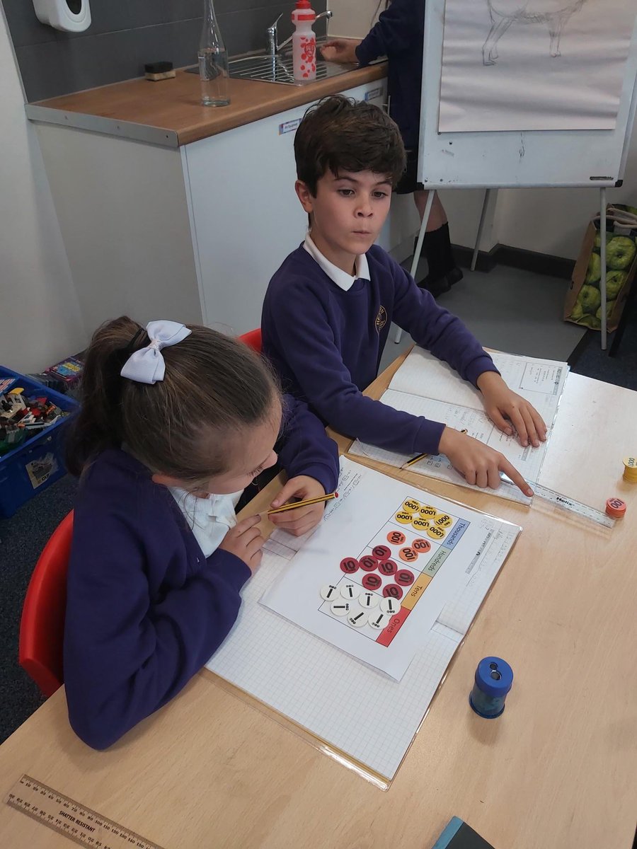 HeadcornPrimary's tweet image. In Year 4, we used our Maths Toolkits to help us solve some addition problems. #mathstoolkit #problemsolving