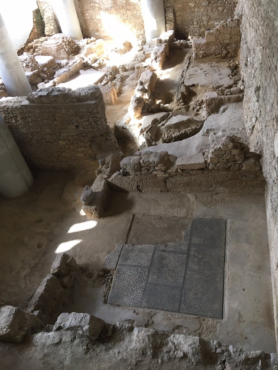 Sarah404BC's tweet photo. @nadhirawho And here’s a beauty below the New #Akropolis Museum #Athens 

#Andron #OikosΘ C5th-C3rd BC - one of the oldest in the excavation https://t.co/yYCGGjvOvL