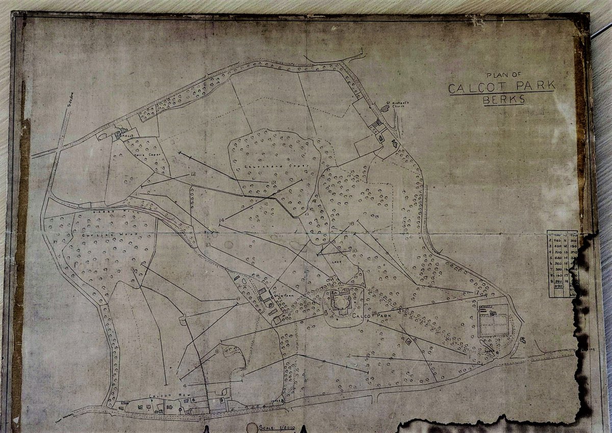 cdpgolf1's tweet photo. A visit to @calcotpark yesterday to inspect an amazing discovery of documents relating to the course's build and its pre-war upkeep. 

These plans are of Colt's original routing and the proposed development of some boundary land. Incredibly helpful. https://t.co/kwmkXH0joh