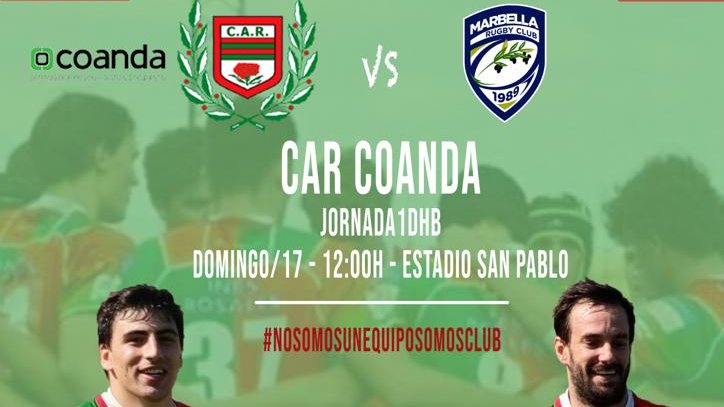Carugbysevilla's tweet photo. ARRANCA LA LIGA: CAR COANDA-CR MARBELLA
Primer partido de la Liga 2021-22, tercera temporada consecutiva de CAR COANDA en la categoría de plata del rugby español. Será mañana en casa, a las 12:00 horas y con la familia CAR en San Pablo. CAR Coanda vs Marbella Rugby Club. #Rugby https://t.co/xmCrnlBZG5