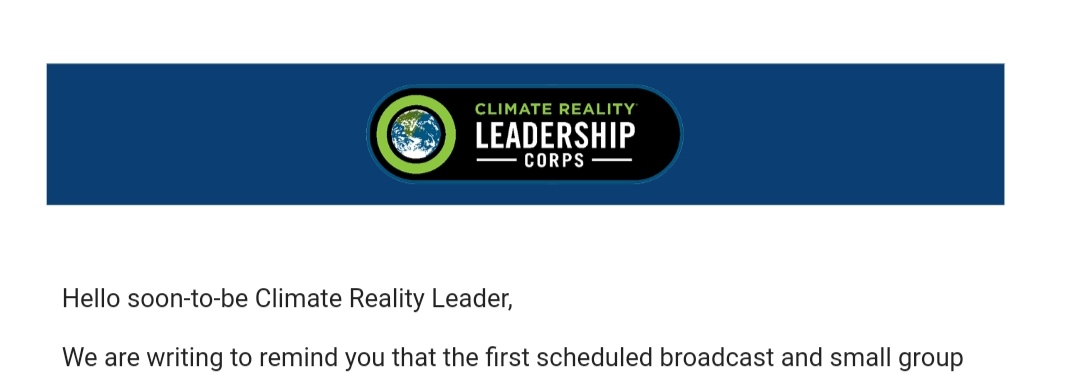 emeskay's tweet image. Excited to be doing the @ClimateReality training this year. With COP26 just a few days away, looking forward to a great learning environment

#climaterealityproject