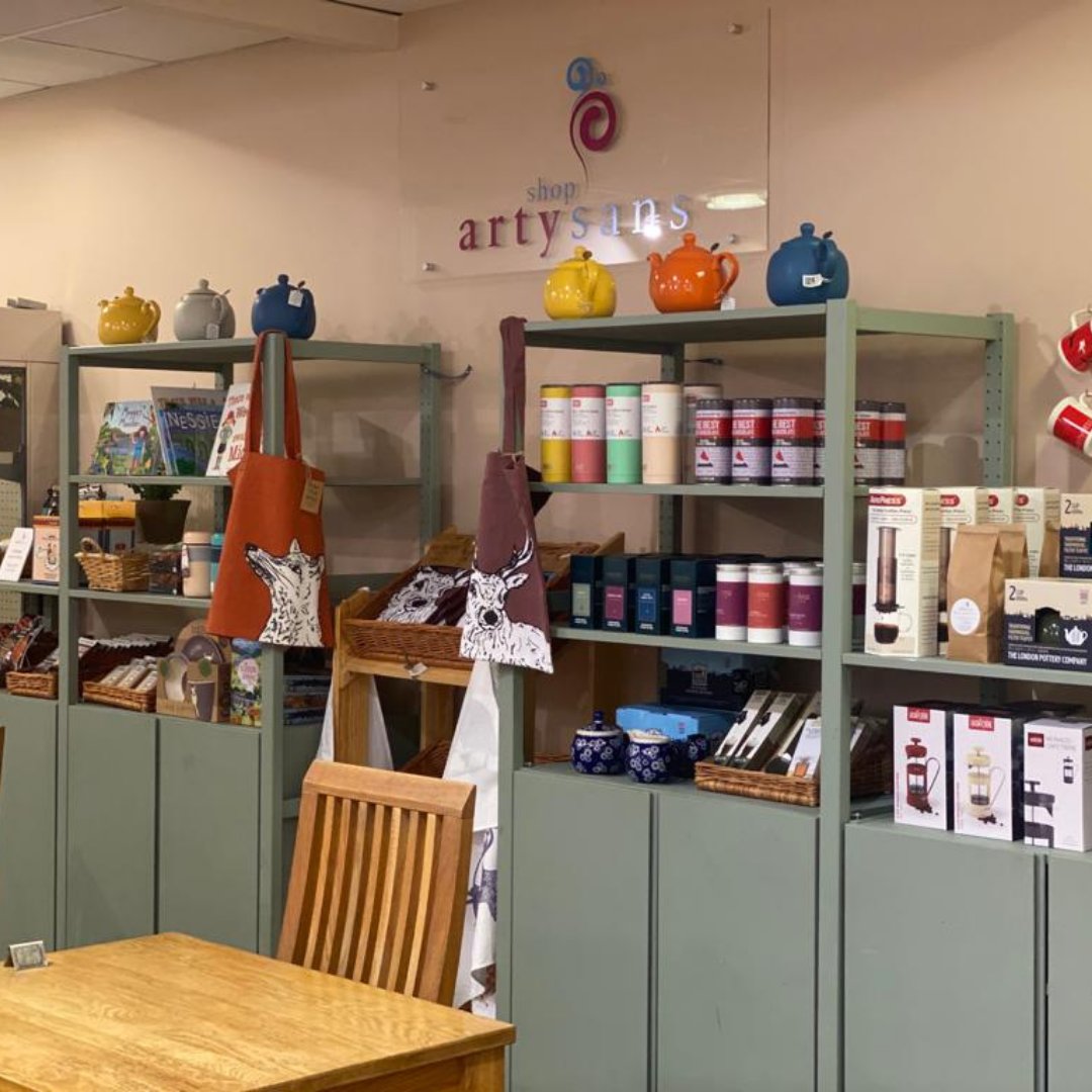 CafeArtysans's tweet photo. We've got some lovely new items in stock, be sure to have a browse next time you are in! โจ
#CafeArtysans #Invernesscafe #socialenterprisecafe https://t.co/w7ZxWEesNM