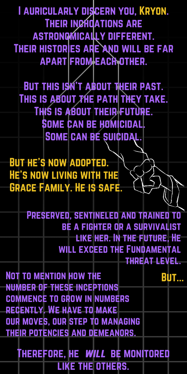 ColorfulUtopias's tweet photo. "Upon seeing Grace and the new subject, I say it's a perfect time for us to make our move. Again."
- Ethan

A small hint of Exo and Grace from their comic belongs to @MG231101778 and @TeamKaos01 

Kryon and Ethan belong to me.
#GwainSagaAlternateU #comic #art #colorrogue https://t.co/BWrivmwGMd